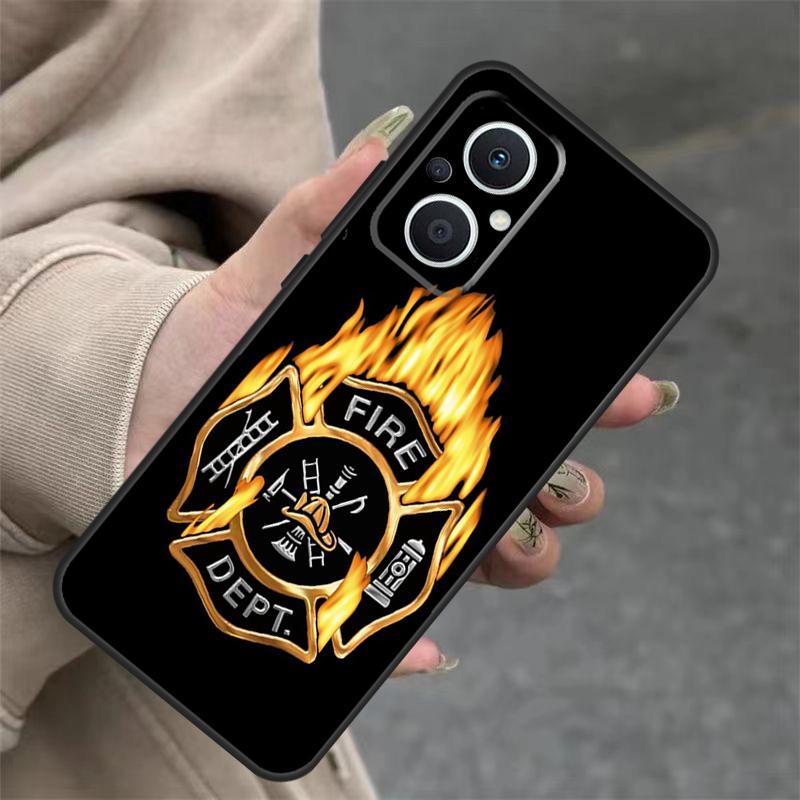 

Firefighter Heroes Fireman Case For OPPO Reno 14 12 11 10 13 Pro 14F 13F 12F 11F 8 7 Lite OPPO Find X9 X8 X6 Pro Cover OPPO Find X5