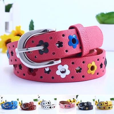 Unisex Belt 96cm 37.8inch Boys Girls PU Leather Waist Belt Waistband Adjustable