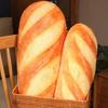 Bread Pillow Soft Plush Bread Cushion with Realistic Baked Bread Design Elastic PP Cotton Filled Sofa Pillow Hugging Sofa Decor