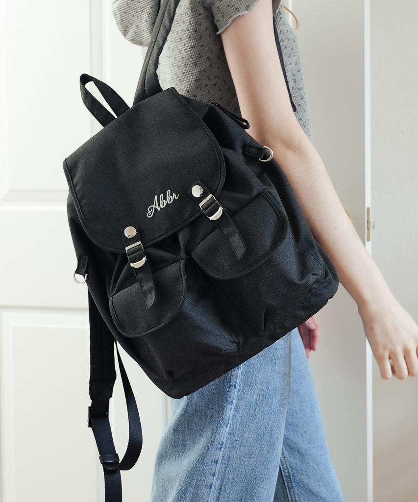 Abbr Snap Mini Backpack_Black Dot