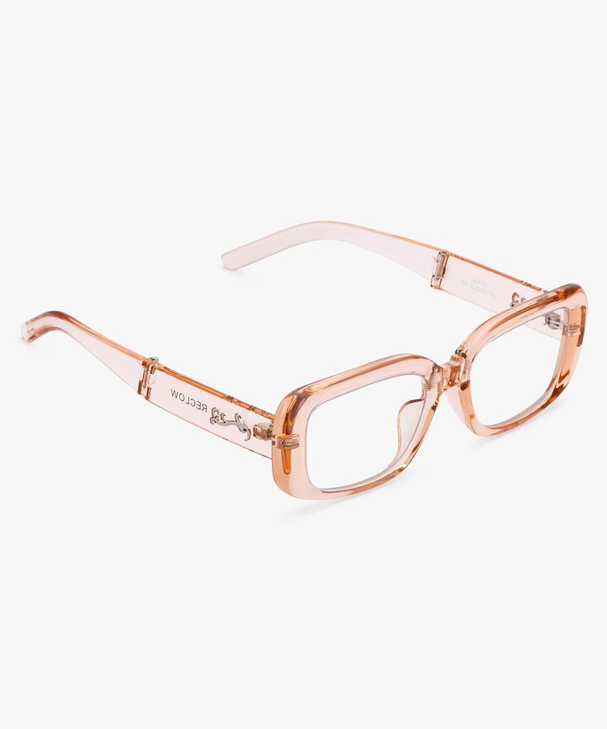 Likkeullou Rc Maye Folder Blue Light Glasses Peach