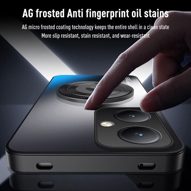 For Honor 400 200 100 90 70 50 Pro X9A X9B X9C X8B Magic 7 Lite Magnetic Ring Stand Back Phone Case Ring Lens Protective Cover