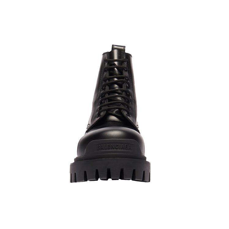 Balenciaga Small Cowhide Lacing Mid Boots 'Black' 589338WA9601000