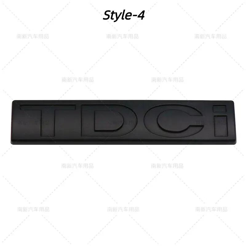 

3D Металлическая эмблема TDCi, стайлинг автомобиля, эмблема на заднюю дверь багажника, самоклеящаяся наклейка, аксессуары для Explorer Transit 4