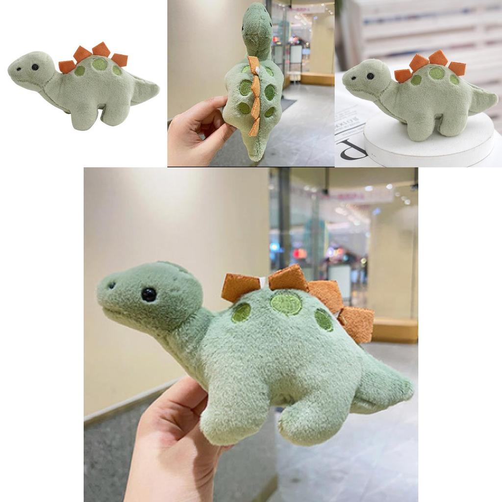 Plush Pendant Dinosaur Toy Car Keychain Doll Stuffed Animal Bag Gift Accessories