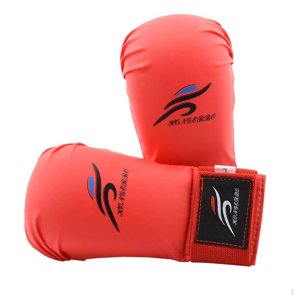 1 Pair Boxing Gloves Practice Training Karate Sparring Sanda Grappling