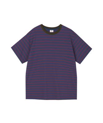Beulumeon Multi Stripe Tee (Dusty Blue)