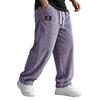 Men's American-style Embroidered Black Label Loose Straight-fit Casual Pants with Vertical Stripes Casual Pants