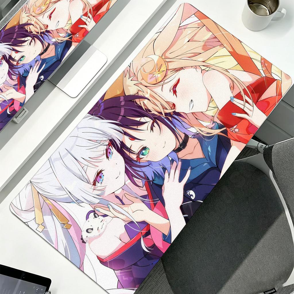 Anime Cosmic Princess Kaguya Mouse Pad Large Computer Mousepad Office Pc Gamer Nonslip Rubber Keyboard Deskmat