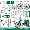 1 Set Simulation Collection Gifts 1:10 Model Mini Retro Alloy Bicycle Diecast Mountain Metal Bike With Inflation Pump Toys