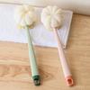 Double Sided Scrubbing Tool Bath Brush Long Handle Soft Fur Bath Brush Detachable Scrubbing Towel Strong Back Rubbing