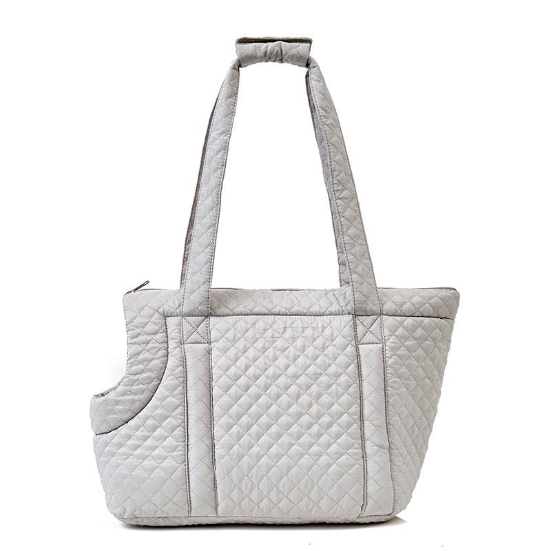 

Plaid Quilted Korean-Style Pet Travel Shoulder Bag