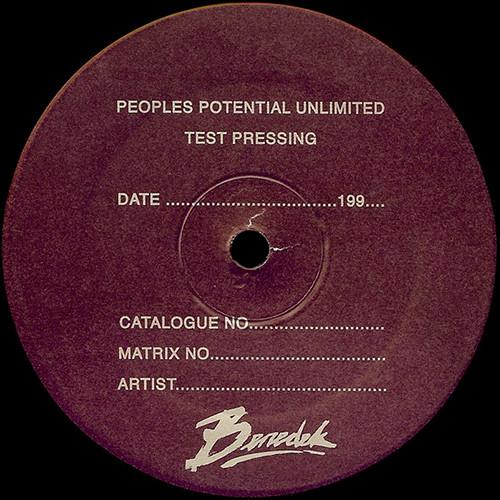 

LP Record BENEDEK - Test Pressing PPU053 Peoples Potenti 2016 US Dance & Electronica