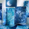 12 pcs Beautiful texture Large size sticker for DIY Diary Album Background stickers Decorative Craft Supplies