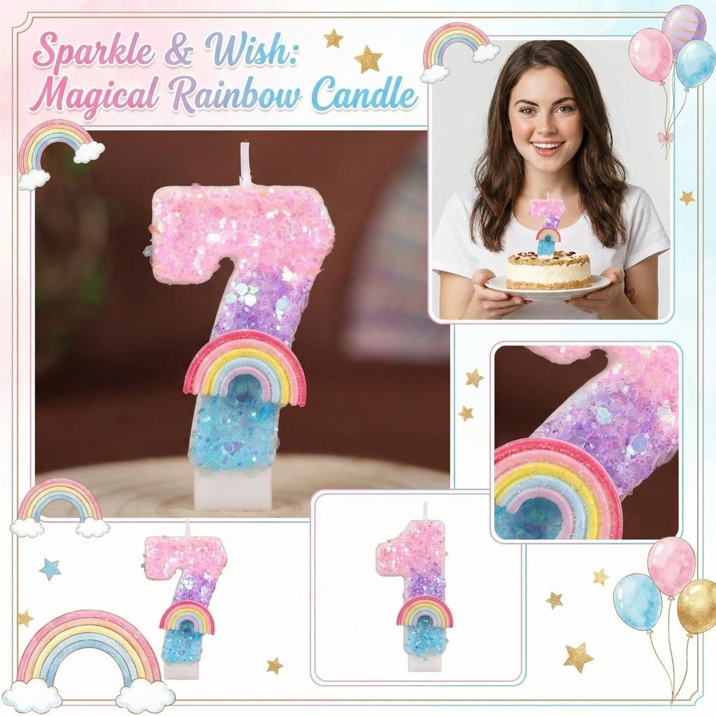 Fashion Cartoon Creative Birthday Candles Party Digital Candles