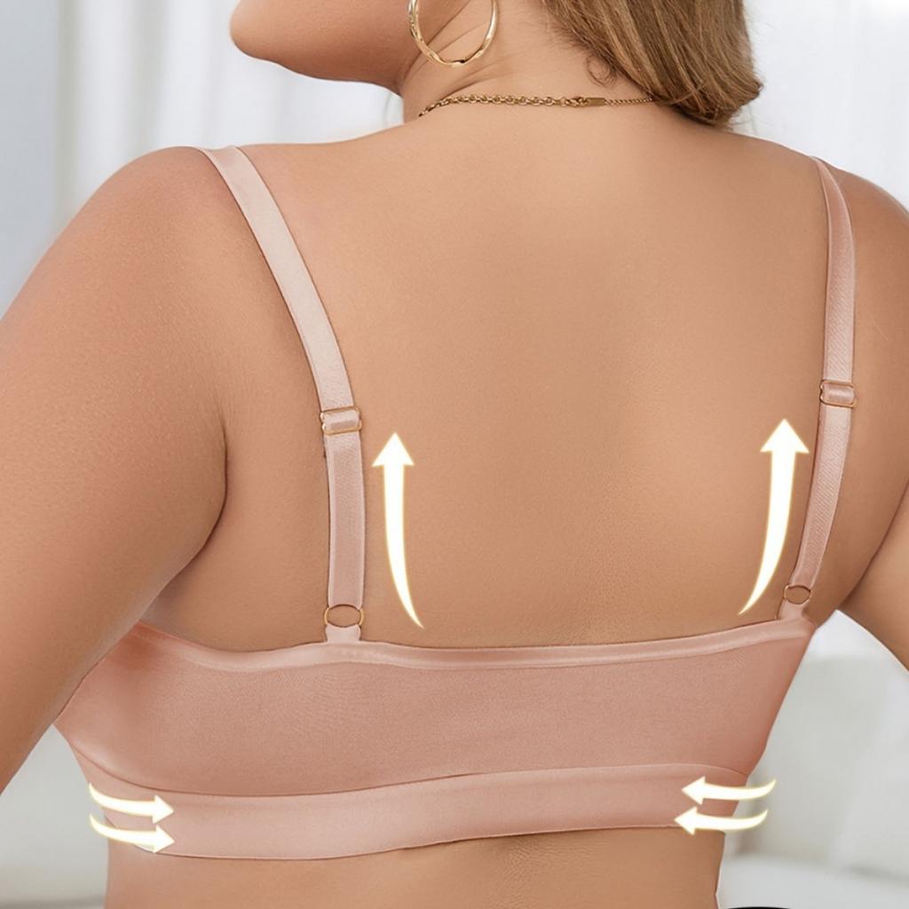 Ultra-thin Single-layer Sexy Deep V Sports Bra See-through Lace Mesh Bra