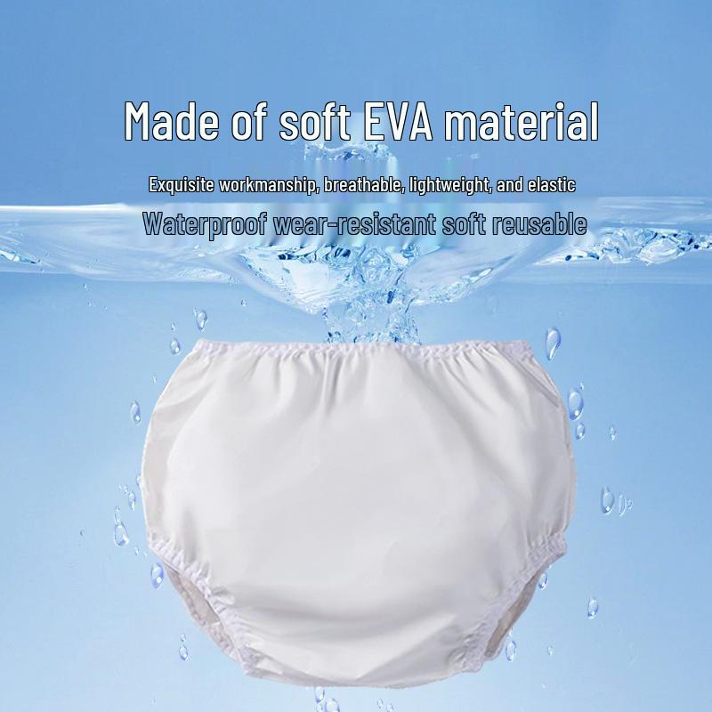 Waterproof Elderly Cloth Diaper: Absorbent, Leak-proof, Washable Adult Training Pants
