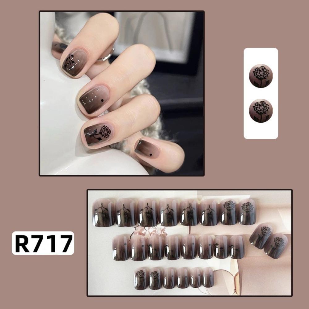 Frühling und Sommer Wind Tragen Nagel Reiner Wunsch Nagelpflaster Aufhellend Abnehmbares Nagelstück Langes und kurzes Nagelstück Fertigprodukt