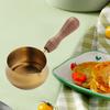 Baking Accessories, Sauce Cup, Eagle Mouth Guide Design, Wooden Handle, Multipurpose, Easy To Clean,
