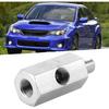 M10 Oil Pressure Sensor Tee Adapter,Male to Female1/8in to M10x1.0 with 1/8 NPT Side Port Stainless Steel Hose T Fittings Turbo Supply Feed Line