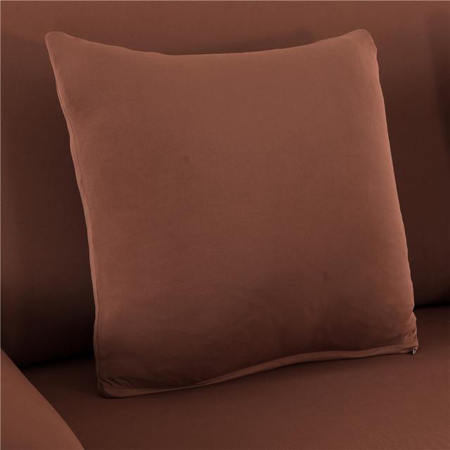 45x45cm Solid Color Elastic Pillow Case Cushion Cover Home Use Decoration Accessories Durable Durable Useful Useful