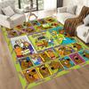 Scooby-doo Mystery Solving Team Square Rugs Are a Great Choice for Living Rooms, Bedrooms, Home Décor, and As Gifts.