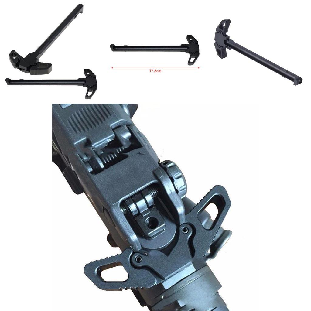 Handle Charging Tactical Black Ar Metal Ambidextrous Ambi Handle Accessory Tool