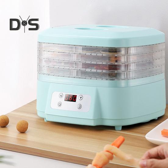 

Машина для сушки фруктов с интуитивно понятным управлением, дисплей, 5 лотков, сушилка для вяленого мяса с регулируемой температурой таймера, сушильное оборудование для говядины, фруктов, мяса