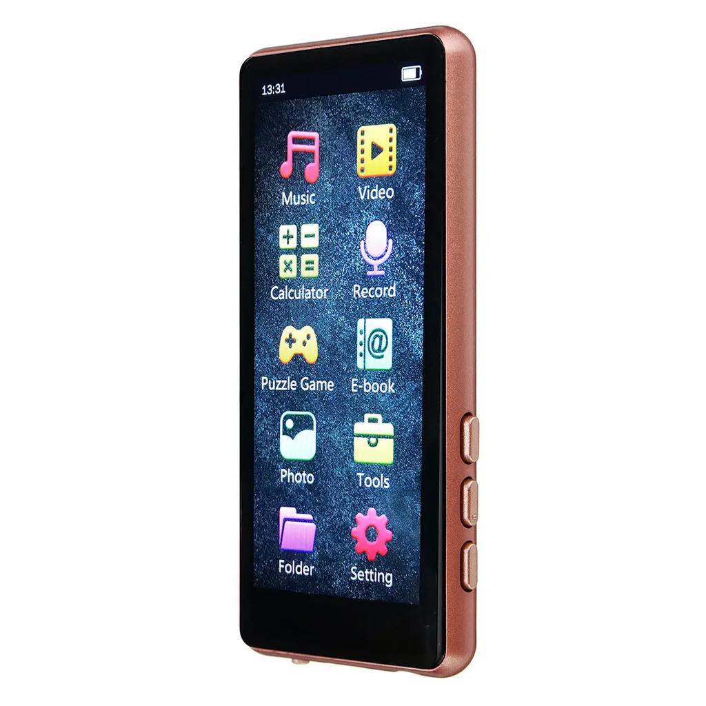 Mahdi M9 bluetooth 5.0 8GB Lossless MP3 MP4 Player 3.5inch HD IPS Full Screen External Speaker Ebook TF Card Music Player