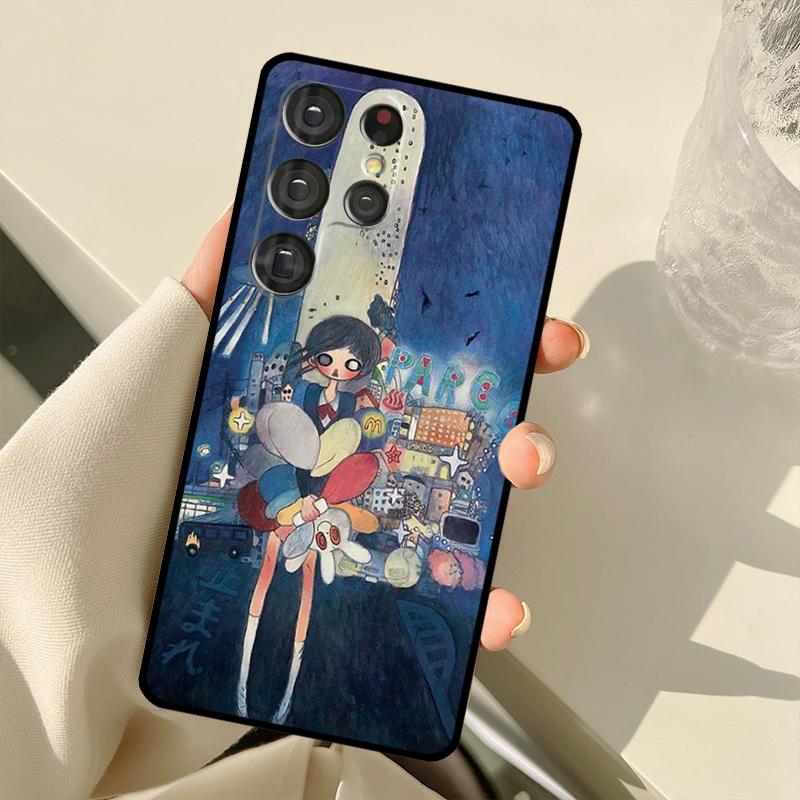 Aya takano Case For Samsung Galaxy S23 S22 Ultra S20 FE Note 20 Note 10 S8 S9 S10 Plus S21 Ultra Cover