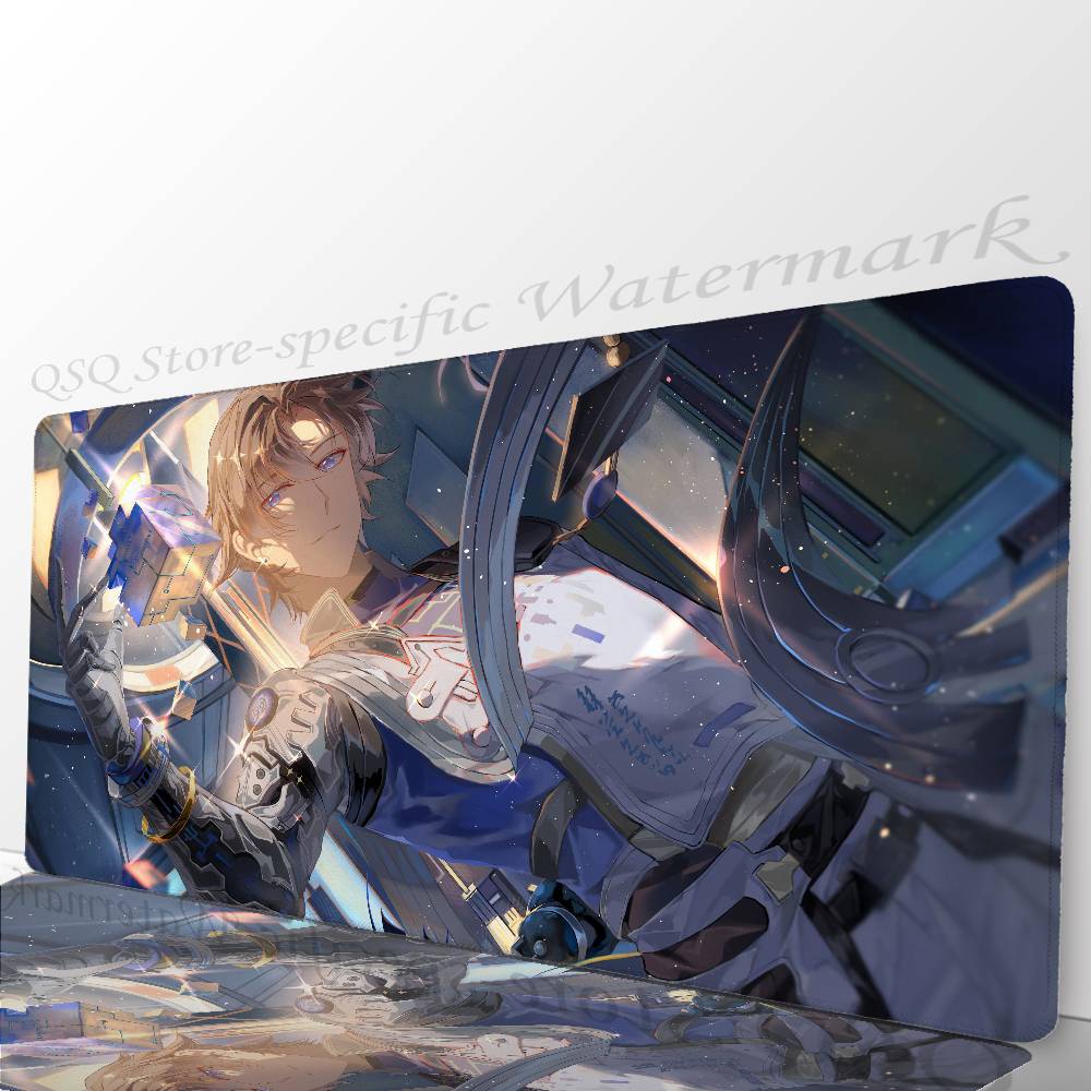 Xiangli Yao Anime Game W-Wuthering Waves Mousepad Mouse Mat Desk Mat With Pad Gaming Accessories Prime Gaming XXL Keyboard Pad