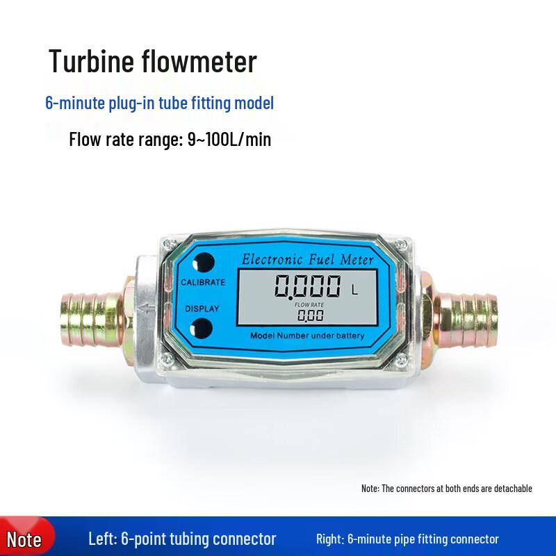 

Aokewen DN20 Digital Turbine Flowmeter with Plug-in Joint