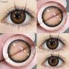 FUNSACHY NEW Contact Lenses 2pcs Natural Korea Contacts Lenses for Eye Cosmetic Color Contact Lens Makeup Black Gray Beauty Pupil Brown Colorful Eyes
