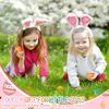1-40PCS Easter Carrot Rabbit Squeeze Cup Bunny Pinching Plaything Easter Decoration 2025 Easter Rabbit Birthday Gift for Kids