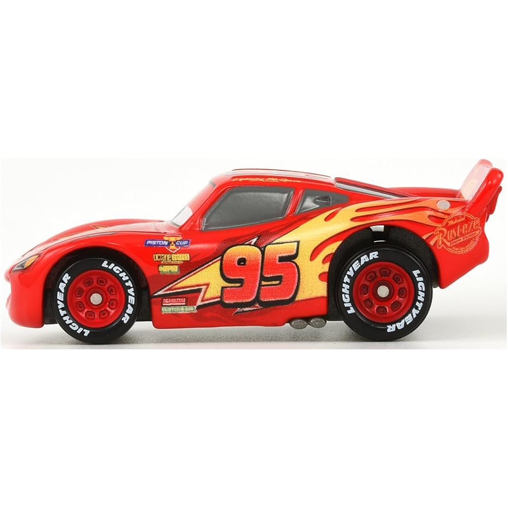 Takara Tomy Disney Cars Tomica C-21 Lightning McQueen Diecast Toy Car Standard Type for Ages 3 and Up
