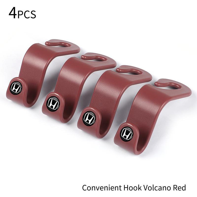 CKBSX1 Car Logo Seat Hook Multi-function Seatback Storage Hanger Accessories For Honda Accord Civic CRV Jazz Fit HRV Odyssey Insight Ci