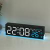 Digital Alarm Clock for Bedroom Desk Clock for Living Room Bedroom with Large Number,Dimmer,Loud Alarm Temperature