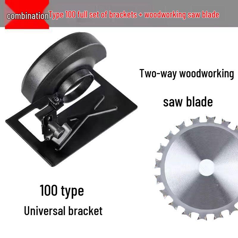 Universal Fixed Angle Grinder Bracket with Thickened Base for Multi-functional Cutting and Polishing.
