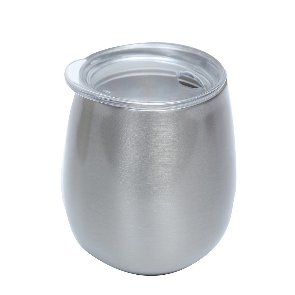 

Подставка для яиц из нержавеющей стали, двухслойная утолщенная чашка-термос, кофейная чашка с печатью, рекламный подарок 350ml