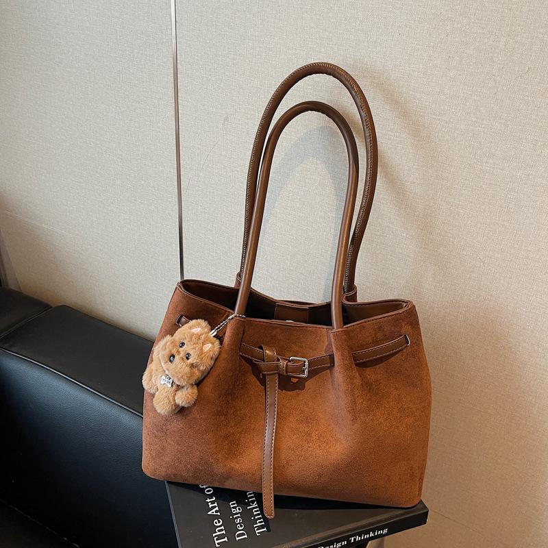 Retro Bag Women's Large Capacity 2025 New Autumn and Winter Versatile Shoulder Underarm Bag Casual Work Commuter Tote Bag