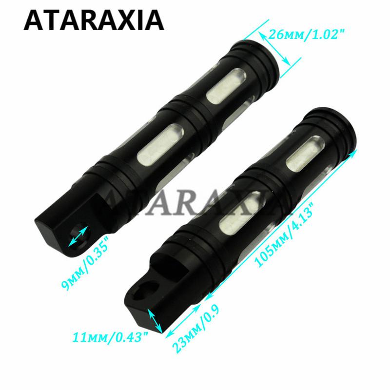 Motorcycle Footrest Foot Pegs Gear Shift Brake Pedals Shifter Pegs For Harley Touring Dyna Softail Sportster XL883 1200 Models