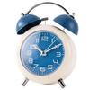 Cartoon Mini Alarm Clock Retro Twin-Bell Loud-Analog Alarm Clock for Heavy Sleeper Practical Kid Room Desk Table Clock