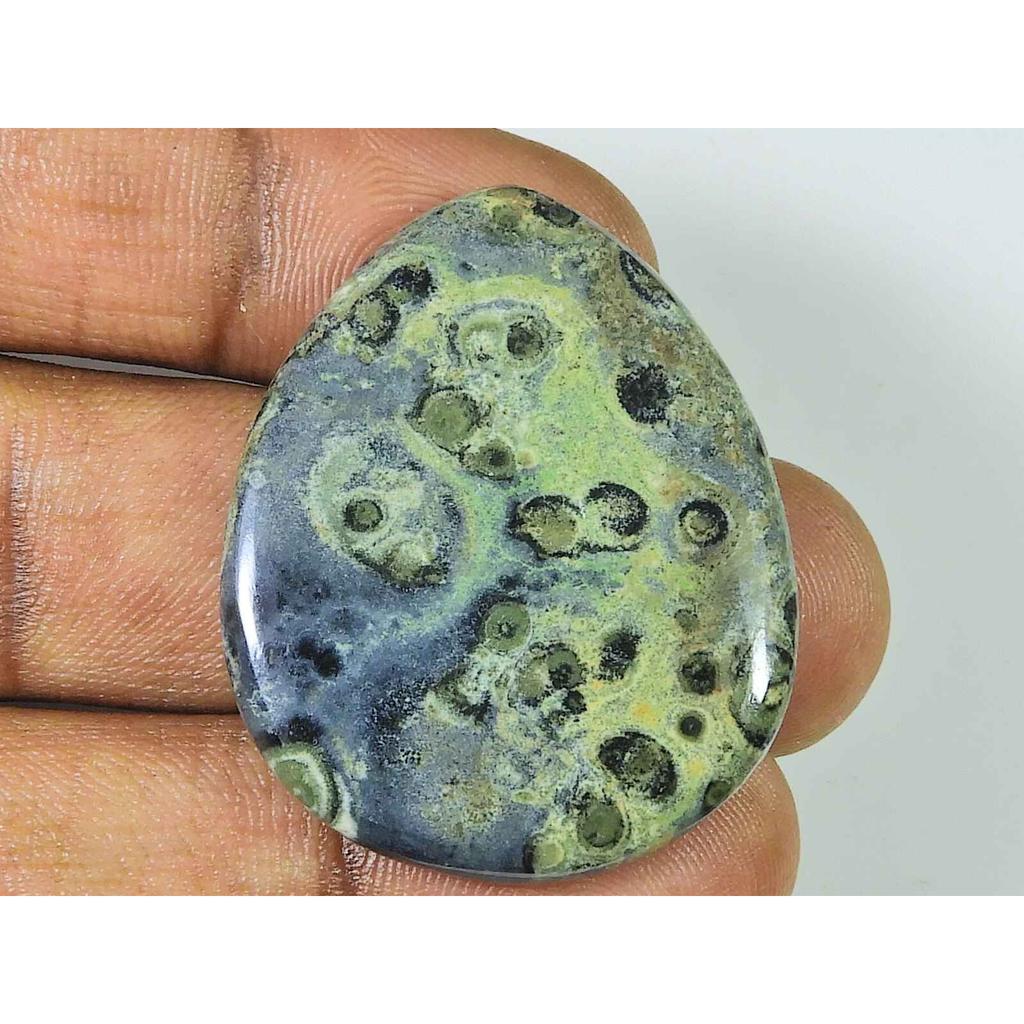 51Cts. Natural Star Galaxy Kambaba Jasper Pear Jewelry Making Loose Gemstone SK-1903