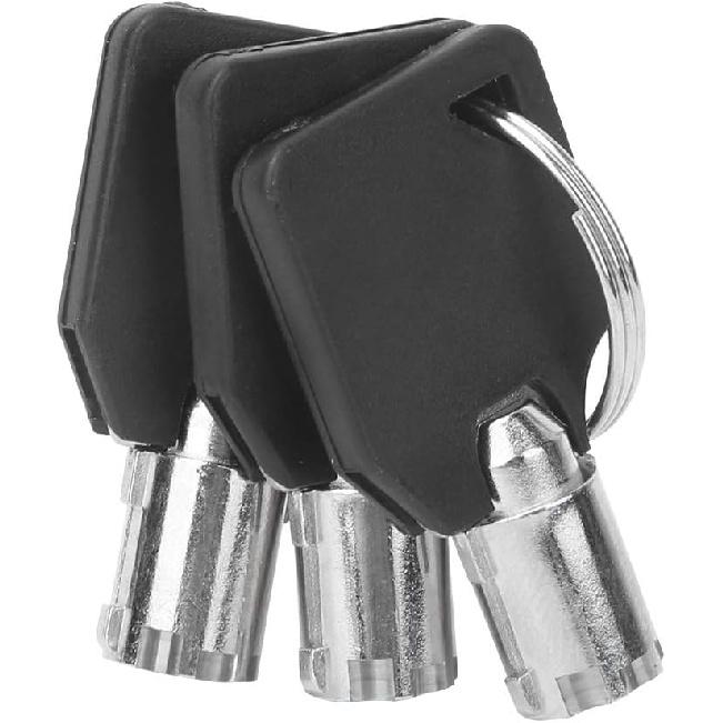 Universal Vending Machine Key Vending Machine Keys,Zinc Alloy Single Opening Key Vending Machine Lock Cylinder with 3Pcs Keys for Automatic Selling