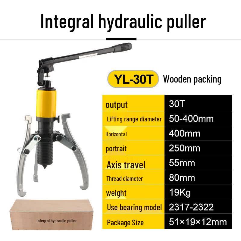 

30T Hydraulic Three-Jaw Bearing Puller