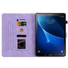 Für Samsung Galaxy Tab A 10.1 (2016) (T580,T585,P580,P585).Tablet-Hülle aus PU-Leder mit exquisitem floralem Prägedesign
