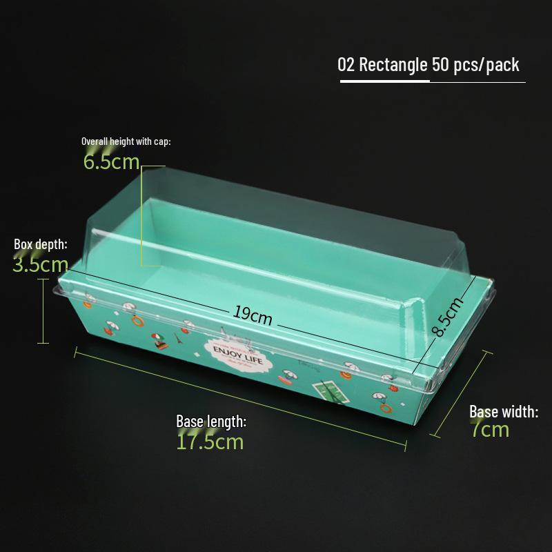 Rousong Xiaobei Pastry Box: Oil-Proof Takeout Container for Desserts, Snow Mei Niang, Puffs, and Cake Rolls.