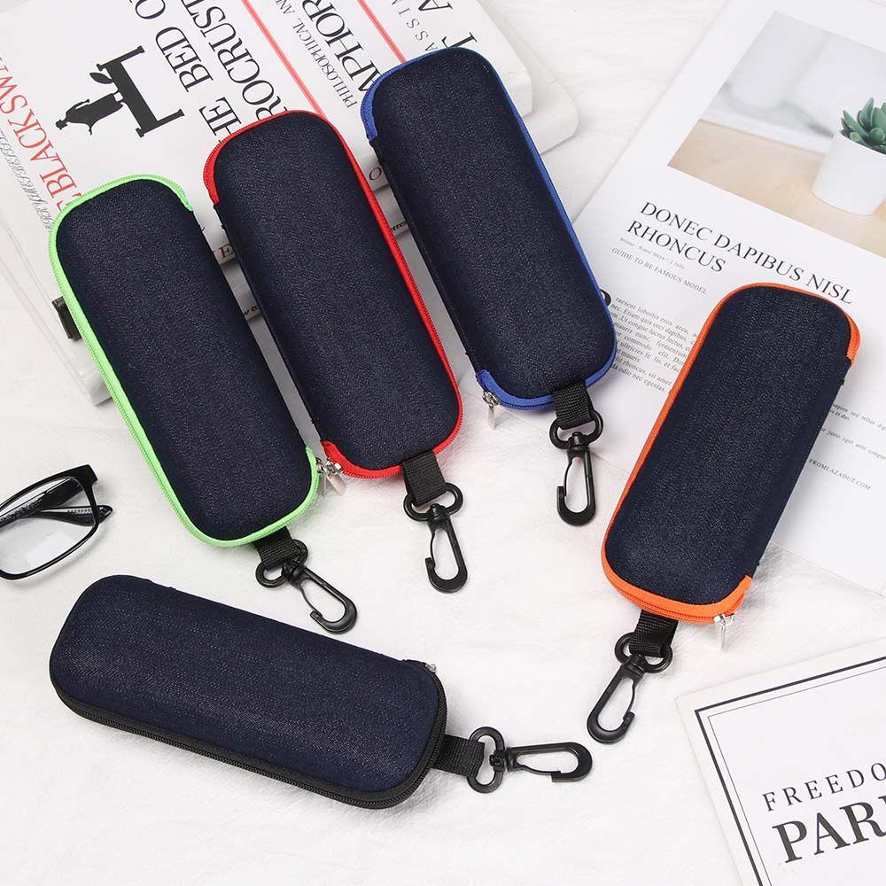 

Portable Unisex Zipper Glasses Bag Eyeglasses Cases Spectacle Case Glasses Box чёрный