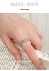 Cui Yan S925 Sterling Silver Korean Lace Flower Ring: Retro, Fashionable, Adjustable, Niche Design for Women