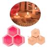 Honeycomb Candle Molds Honeycomb Resin Molds for DIY Candle Soap Chocolate Cake Fondant Decorations Room Decorations